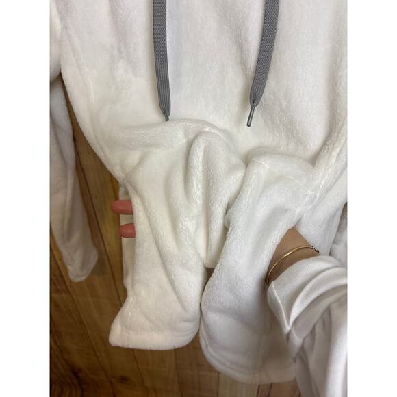 The NorthFace Cozy Pullover Hoodie White Women's Size M - Picture 3 of 9